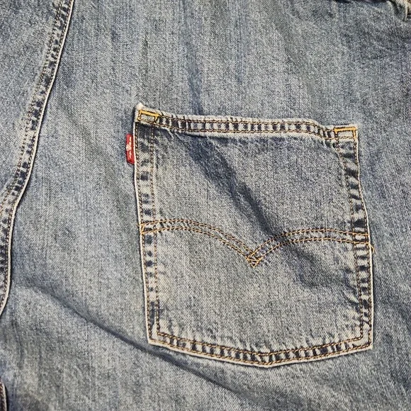 â¤ď¸ LEVI'S VINTAGE INSPIRED DENIM OVERALLS/ SHORTALLS, XL - Picture 11 of 13